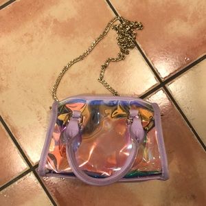 Holographic PVC Purse
